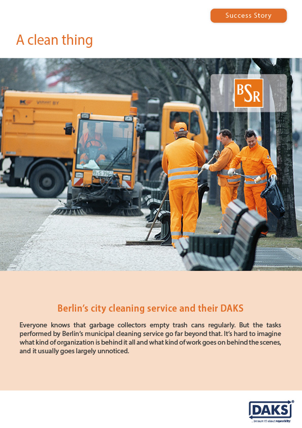 Success story Berliner Stadtreinigung